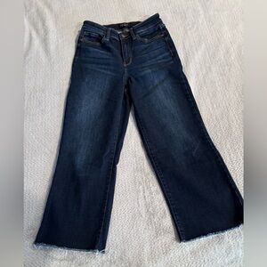 Judy Blue wide leg cropped jean size 5